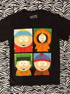 South Park Character Grid Tee - Black
